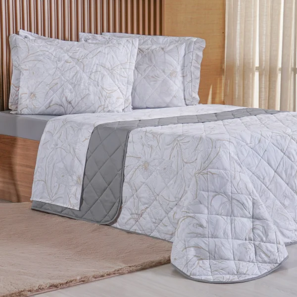 COLCHA TESSI KING 200 FIOS ESTAMPADO LIGNE