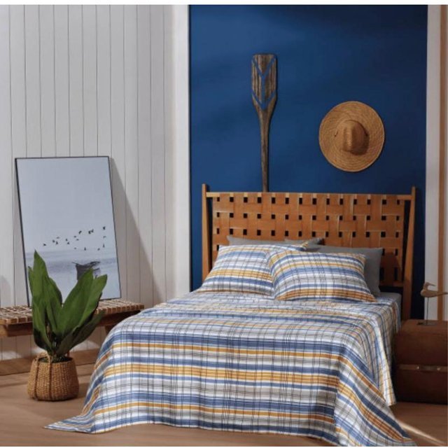 COLCHA TEKA ALLEGRO PLUS LISO 100%CO 2M X 2