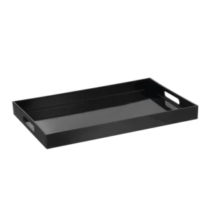 Bandeja Retangular Mimo Style black 46cm