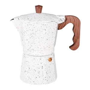 cafeteira italiana mimo style marmol para 6 cafézinhos