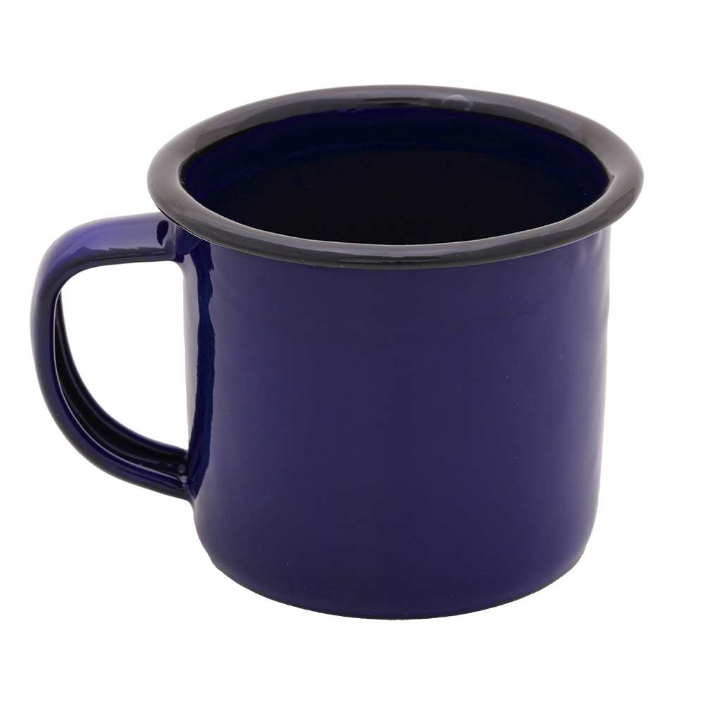 caneca esmaltada mimo style blue 150ml