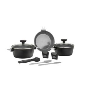 conjunto de panelas mimo style versat cook 3 peças black