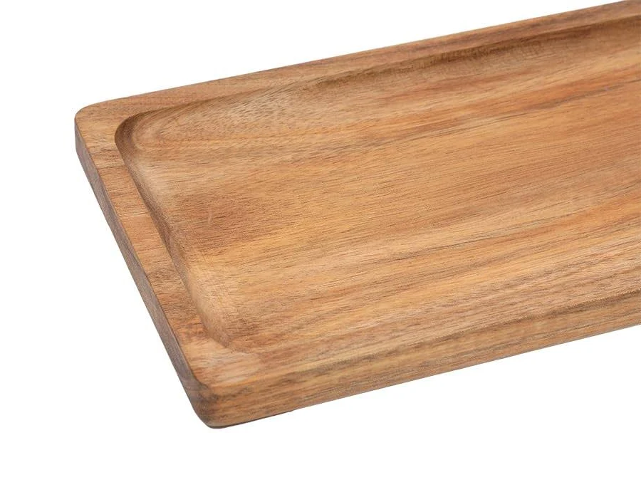 bandeja retangular acacia wood mimo style 46cm