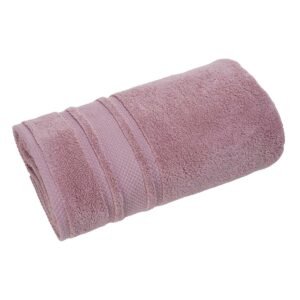 TOALHA DE BANHAO RELATIVE 80cm x 1,50m ZERO TORÇÃO - MAUVE FOSCO