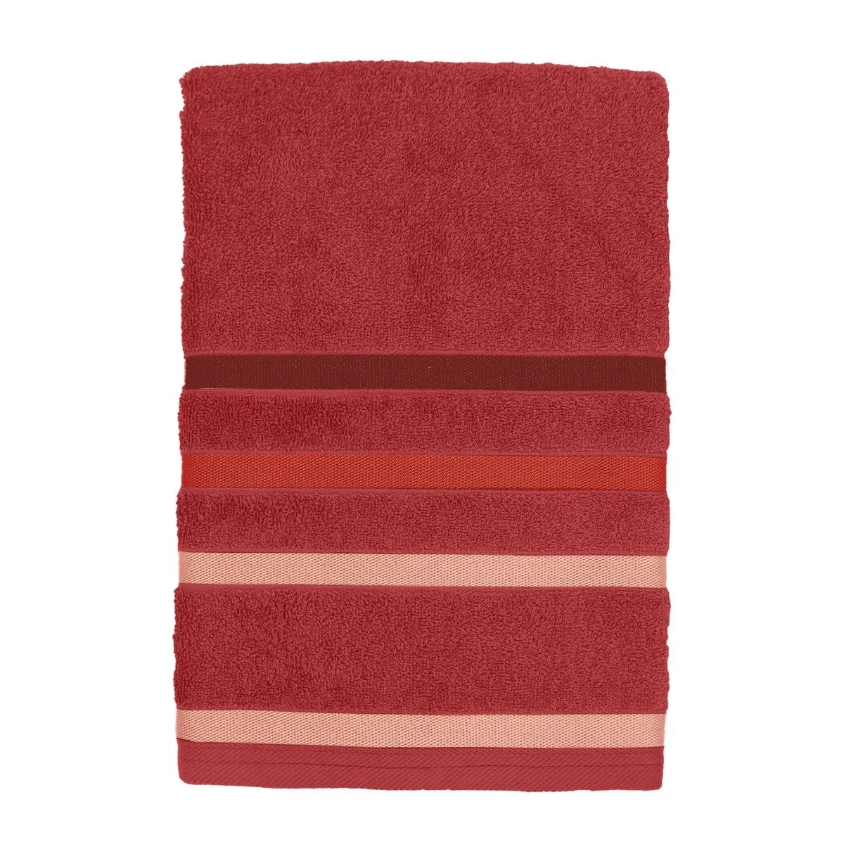 Toalha de Banho 100% Algodão Lumiére - Rosa Marsala