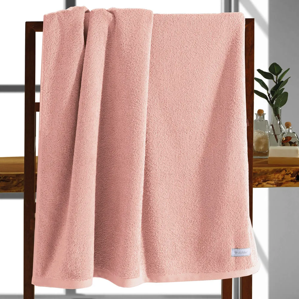 Toalha de Banho Döhler Florença Salmão 70cmx140cm
