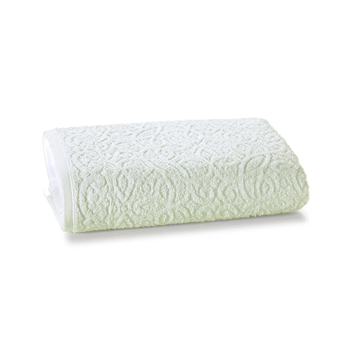 Toalha de Rosto Döhler Provença Verde Claro 50 cm x 90 cm.