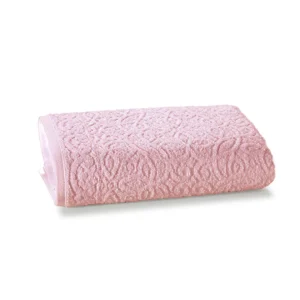 Toalha de Rosto Döhler Provença Rosa Escuro 50 cm x 90 cm.