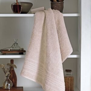 Toalha Banho Felpuda Jacquard Rubi dohler100% Algodão Egípcio 90x150 cm-  Rosa