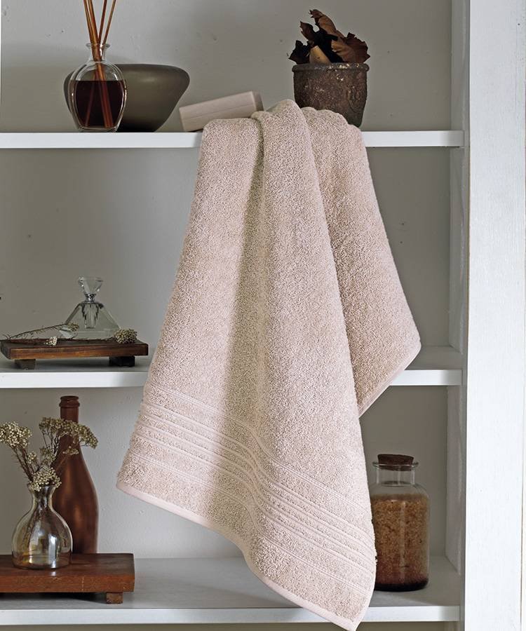 Toalha Banho Felpuda Jacquard Rubi dohler100% Algodão Egípcio 90x150 cm-  Rosa