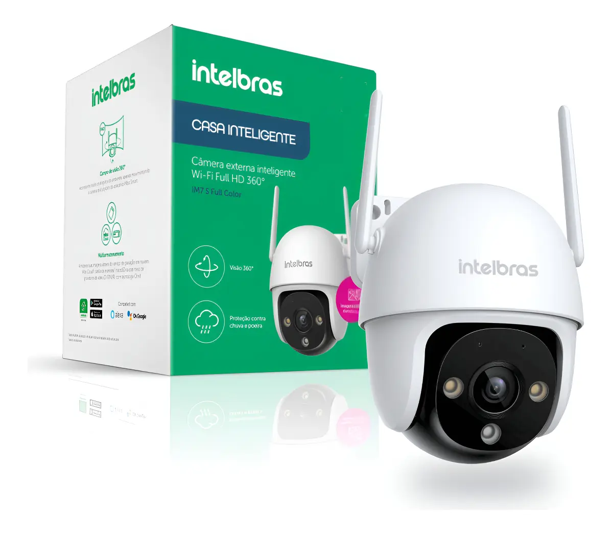 Câmera Intelbras Im7 S Full Color Wi-fi 360°
