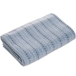 Toalha Banhão Matrix Zero Torção 100% Algodão 80x150cm Tessi Azul Lago
