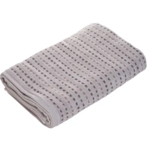 Toalha de Banho Matrix Zero Torção 100% Algodão 70x140cm Tessi Centeio Claro