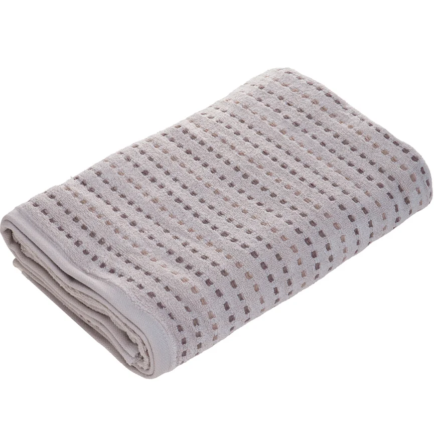 Toalha de Banho Matrix Zero Torção 100% Algodão 70x140cm Tessi Centeio Claro